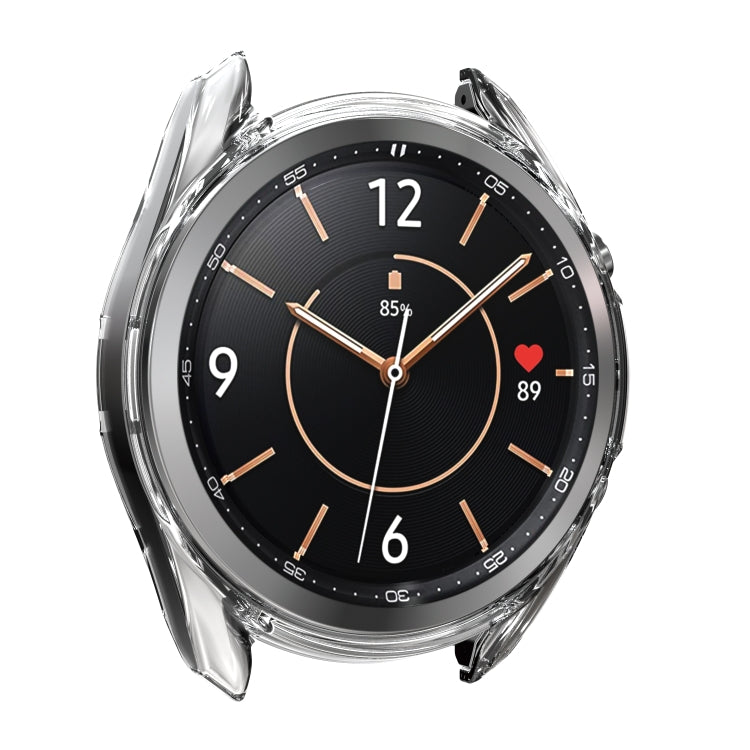 For Samsung Galaxy Watch 3 45mm Electroplating PC Half-pack Watch Case