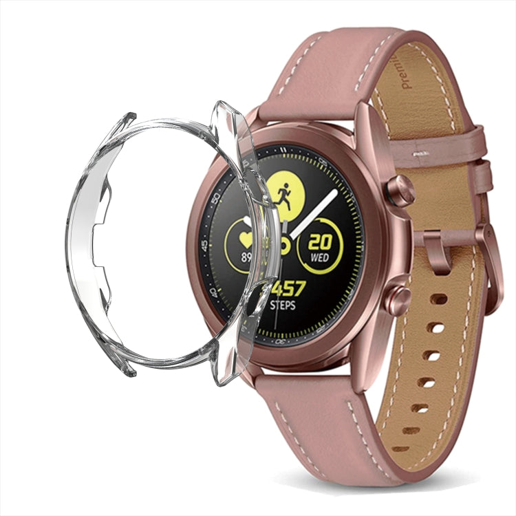 For Samsung Galaxy Watch 3 45mm Electroplating PC Half-pack Watch Case