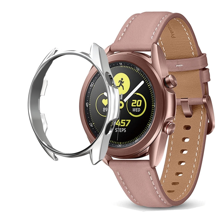 For Samsung Galaxy Watch 3 45mm Electroplating PC Half-pack Watch Case