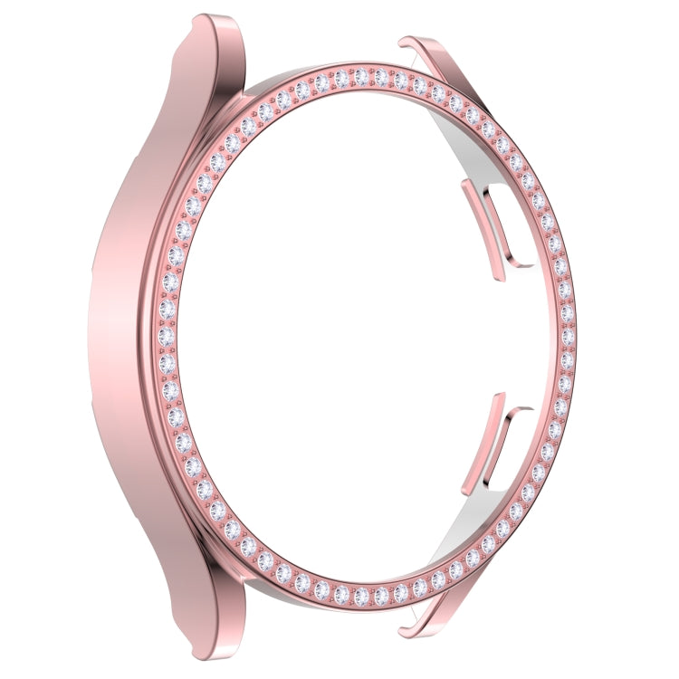 For Samsung Galaxy Watch4 40mm Single Row Diamond Hollowed PC Watch Case