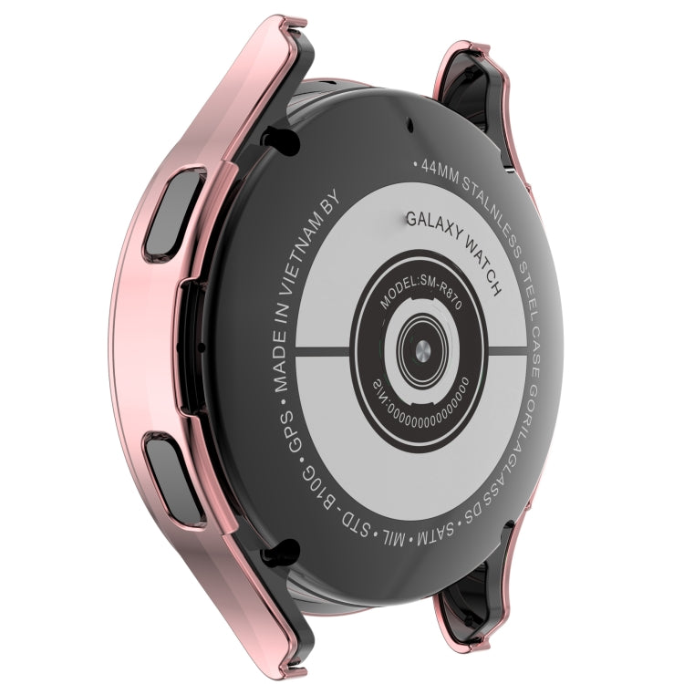 For Samsung Galaxy Watch4 40mm Single Row Diamond Hollowed PC Watch Case