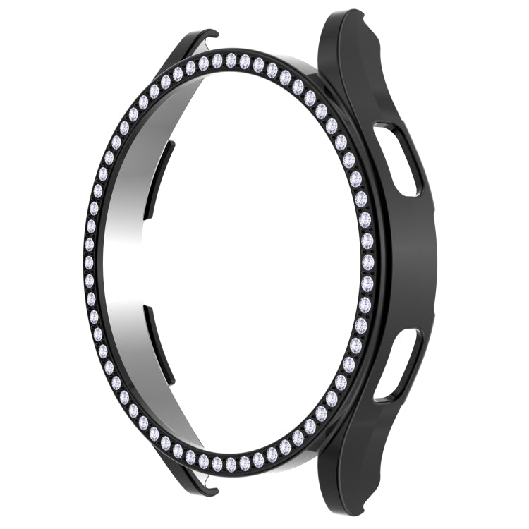 For Samsung Galaxy Watch4 40mm Single Row Diamond Hollowed PC Watch Case
