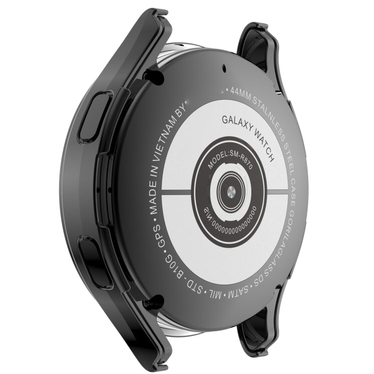 For Samsung Galaxy Watch4 40mm Single Row Diamond Hollowed PC Watch Case