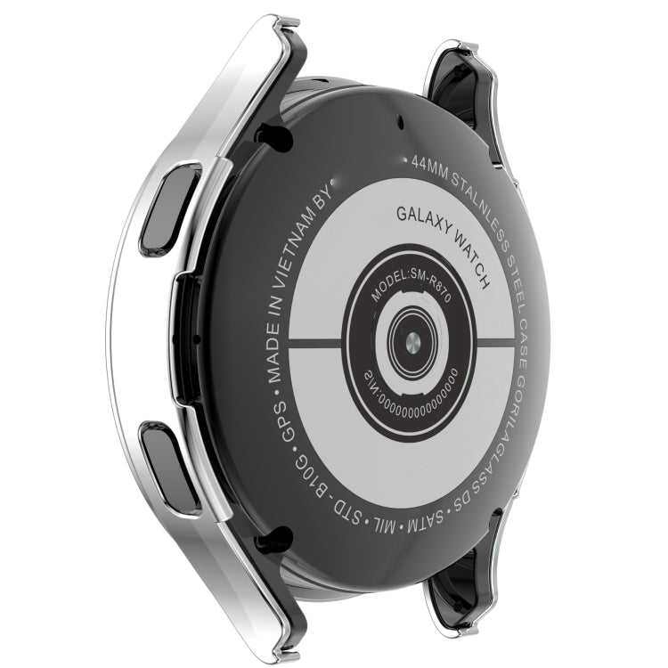 For Samsung Galaxy Watch4 40mm Single Row Diamond Hollowed PC Watch Case