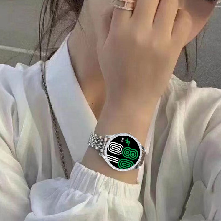 For Samsung Galaxy Watch4 40mm Single Row Diamond Hollowed PC Watch Case