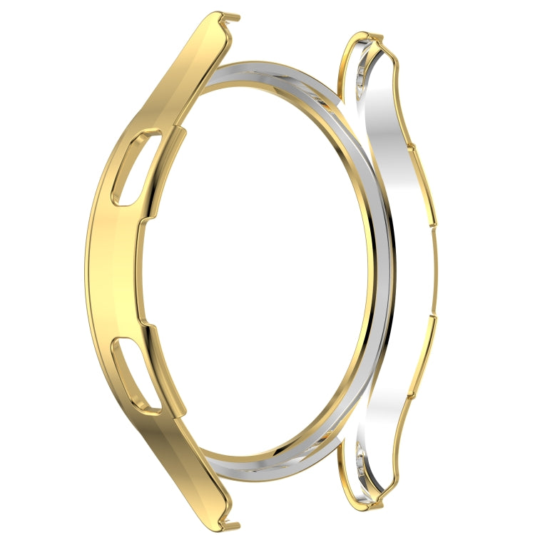 For Samsung Galaxy Watch4 44mm Single Row Diamond Hollowed PC Watch Case
