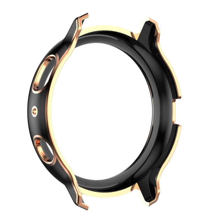 For Samsung Galaxy Watch Active 2 40mm Single Row Diamond Two-color PC+Tempered Glass Watch Case