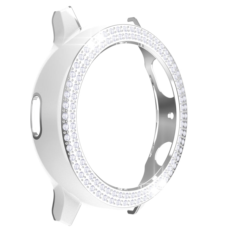For Samsung Galaxy Watch Active 2 40mm Double-Row Diamond Two-color Electroplating PC Watch Case