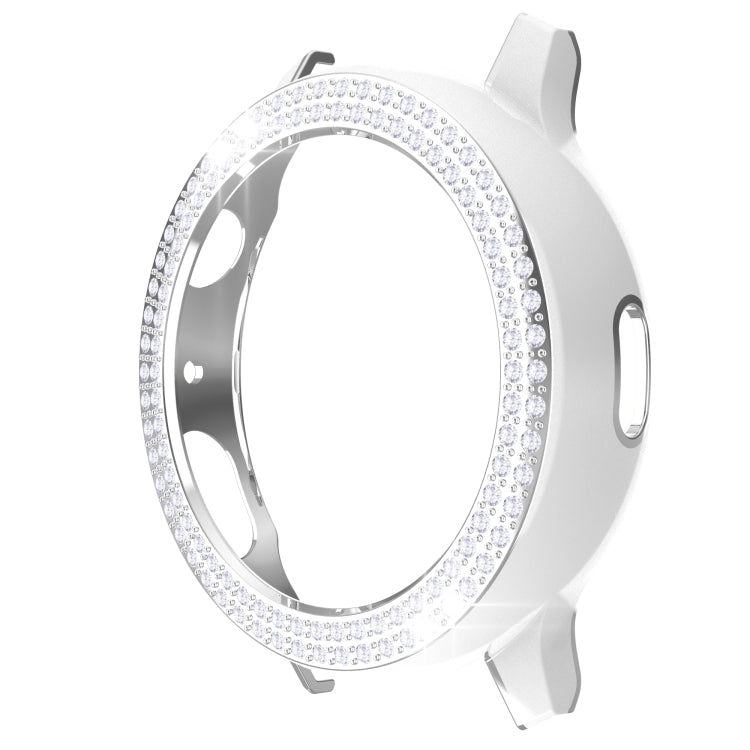 For Samsung Galaxy Watch Active 2 44mm Double-Row Diamond Two-color Electroplating PC Watch Case