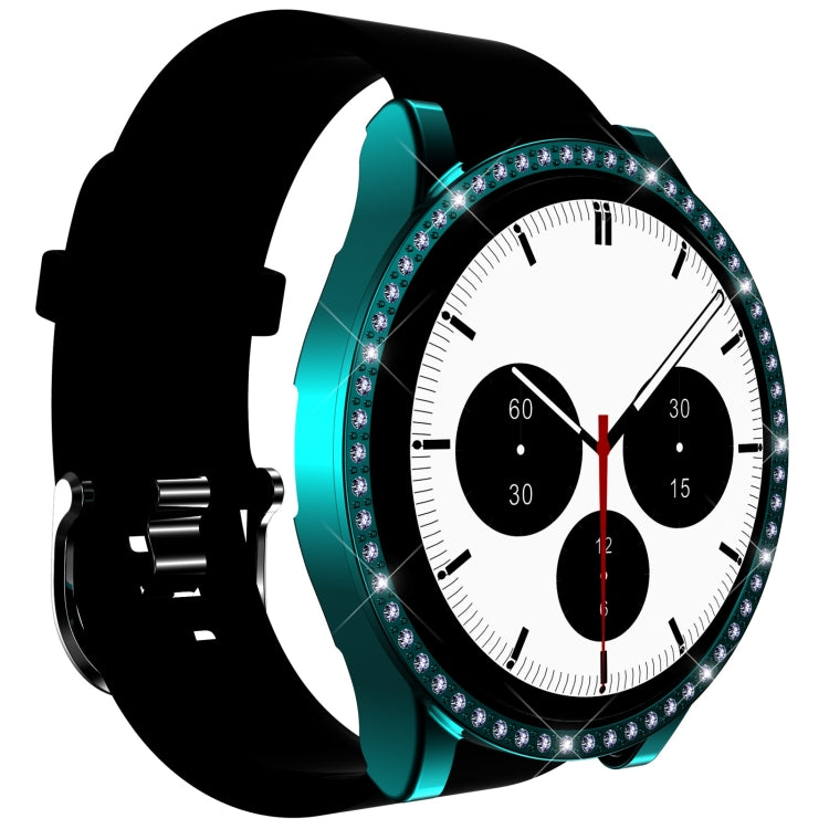 For Samsung Galaxy Watch4 Classic 46mm Single Row Diamond Hollowed PC Watch Case