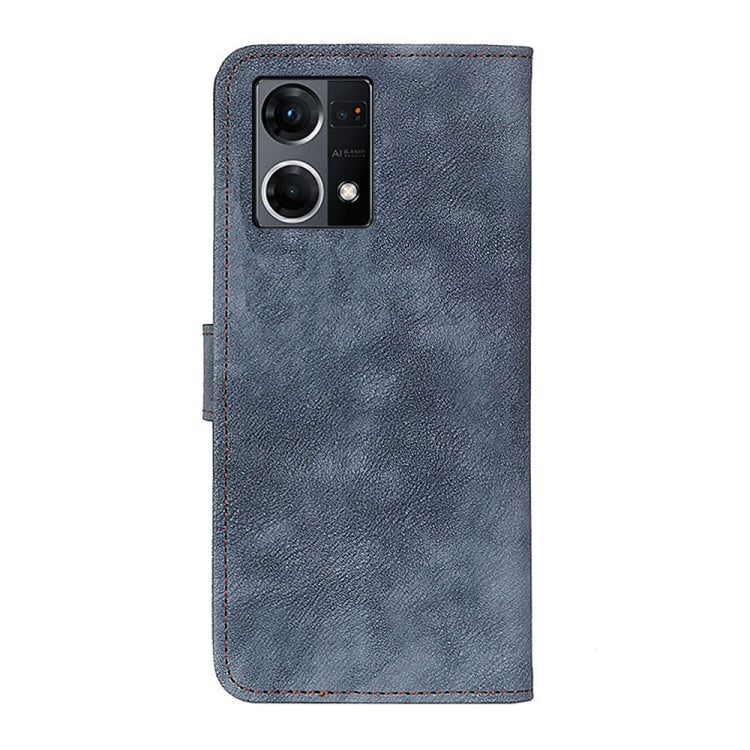 For OPPO Reno7 4G Global/F21 Pro 4G Antelope Texture Magnetic Buckle Leather Phone Case