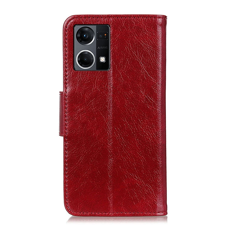 For OPPO Reno7 4G Global/F21 Pro 4G Nappa Texture Leather Phone Case