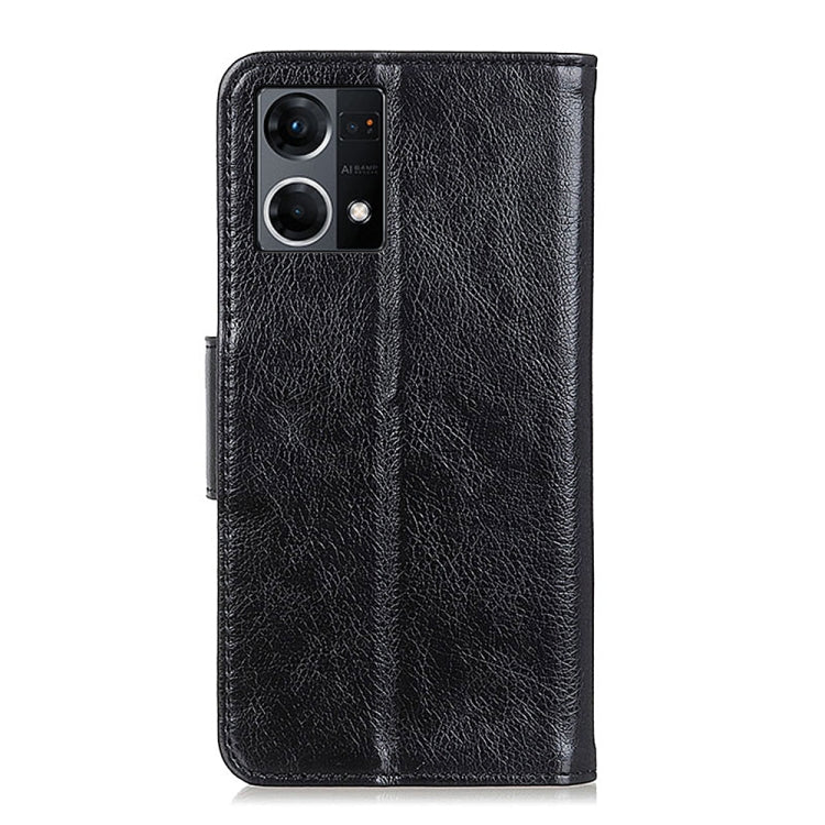 For OPPO Reno7 4G Global/F21 Pro 4G Nappa Texture Leather Phone Case