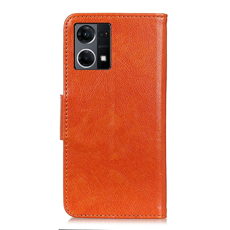 For OPPO Reno7 4G Global/F21 Pro 4G Nappa Texture Leather Phone Case