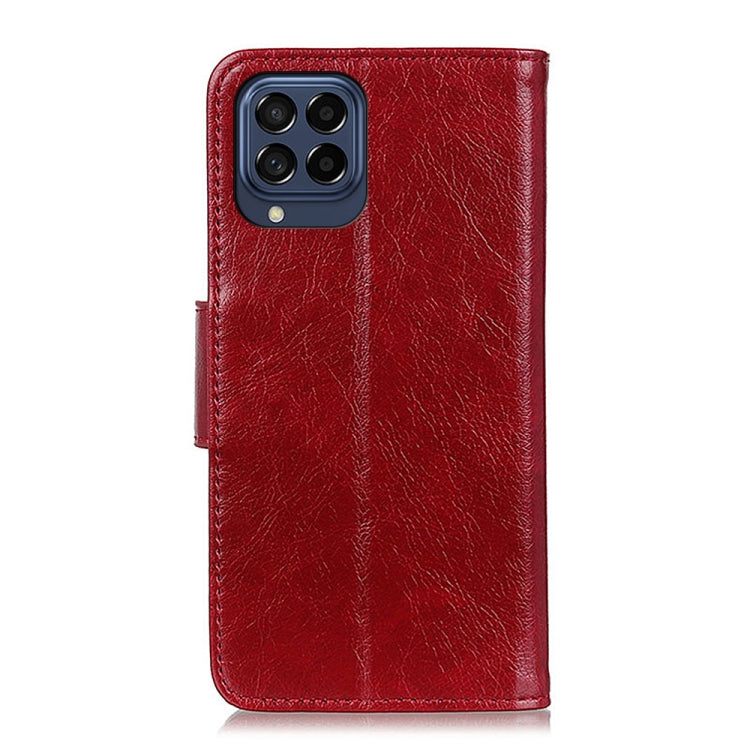 For Samsung Galaxy M53 5G Nappa Texture Leather Phone Case