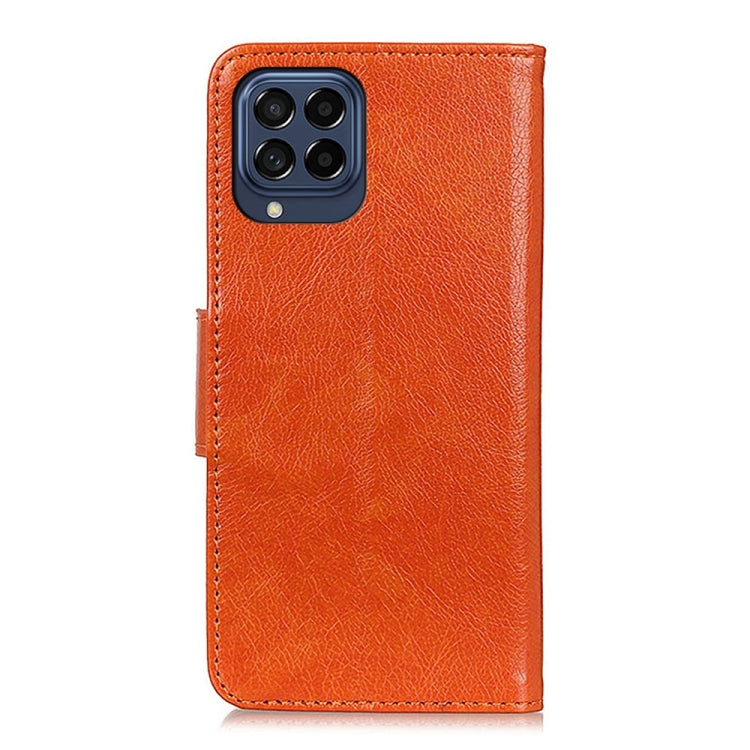 For Samsung Galaxy M53 5G Nappa Texture Leather Phone Case