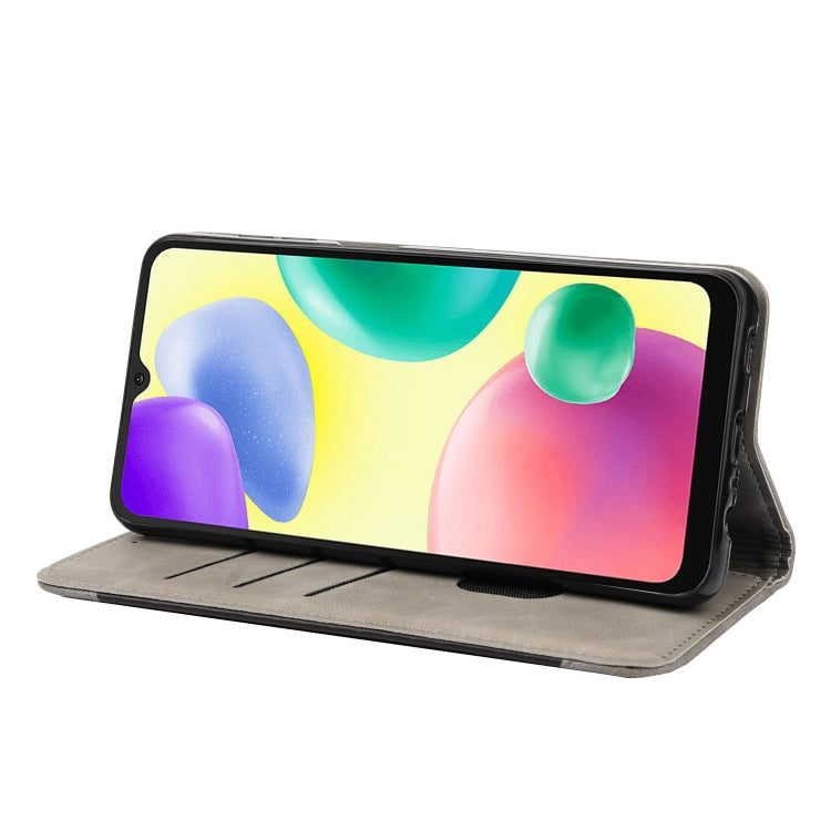 For Xiaomi Redmi 10A Skin Feel Splicing Leather Phone Case