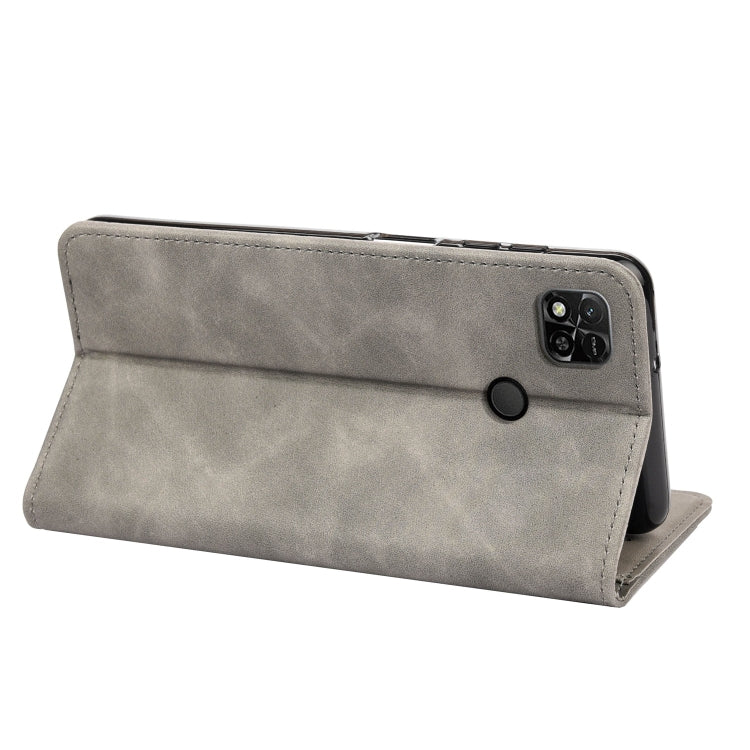 For Xiaomi Redmi 10A Skin Feel Splicing Leather Phone Case