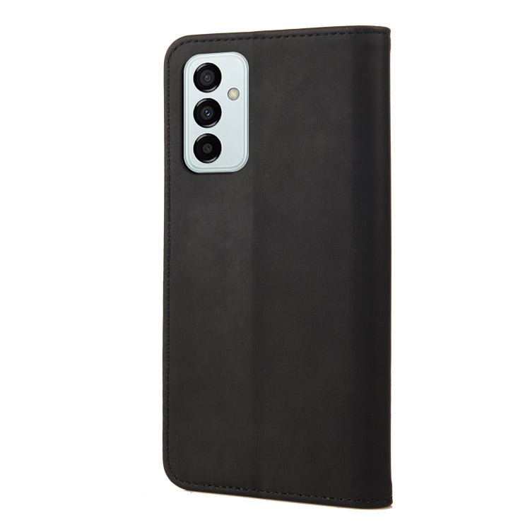 For Samsung Galaxy M23 5G Skin Feel Splicing Leather Phone Case