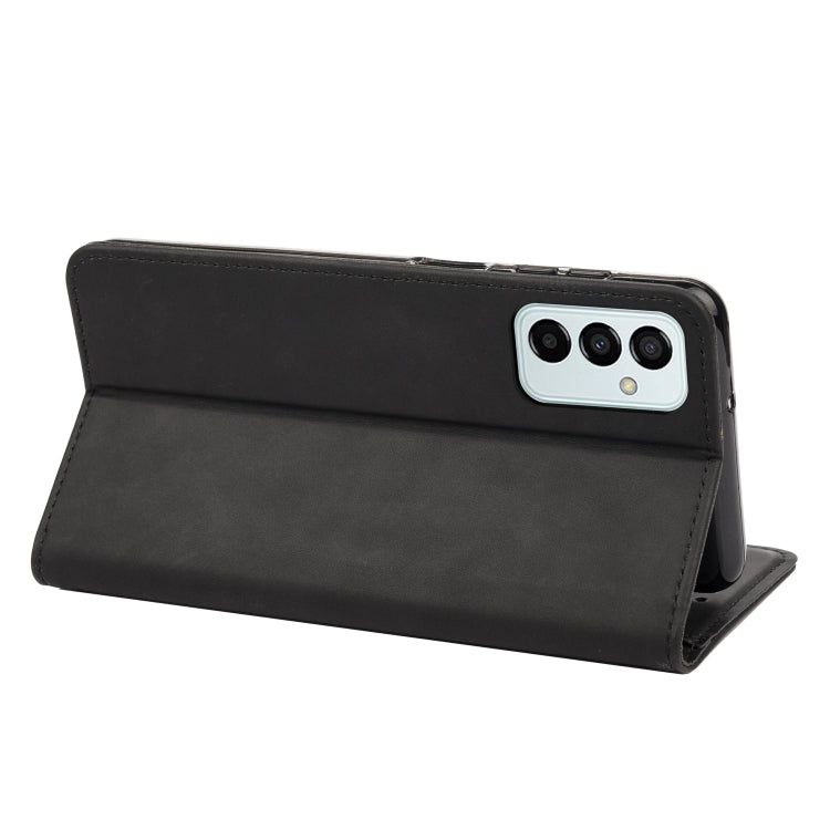 For Samsung Galaxy M23 5G Skin Feel Splicing Leather Phone Case