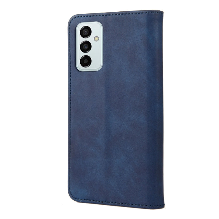 For Samsung Galaxy M23 5G Skin Feel Splicing Leather Phone Case