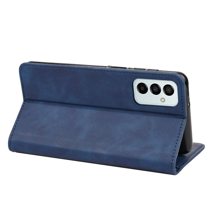For Samsung Galaxy M23 5G Skin Feel Splicing Leather Phone Case