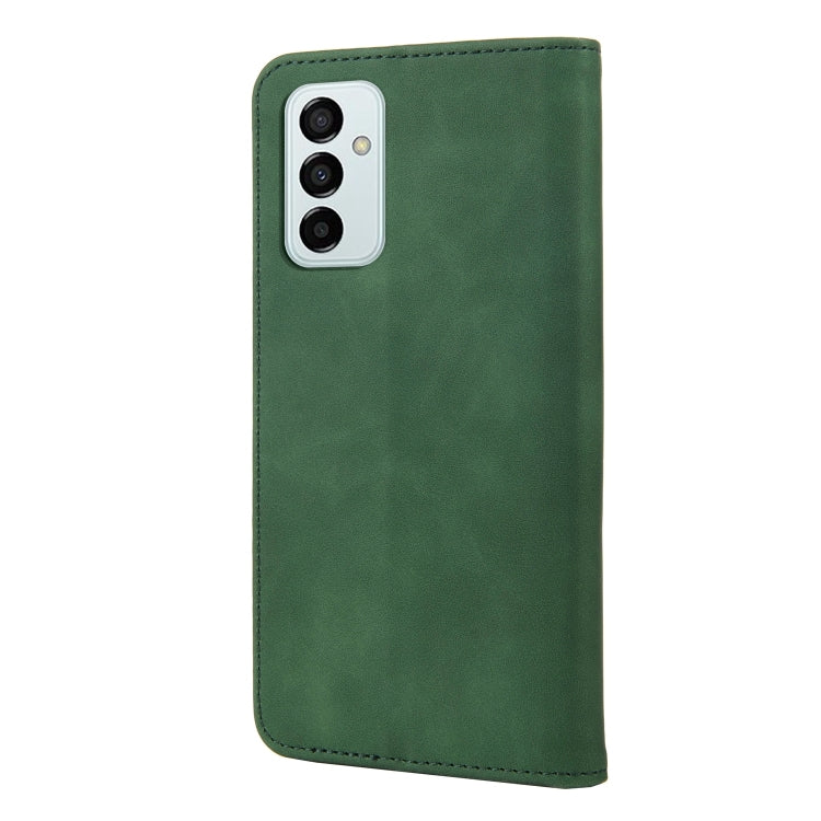 For Samsung Galaxy M23 5G Skin Feel Splicing Leather Phone Case