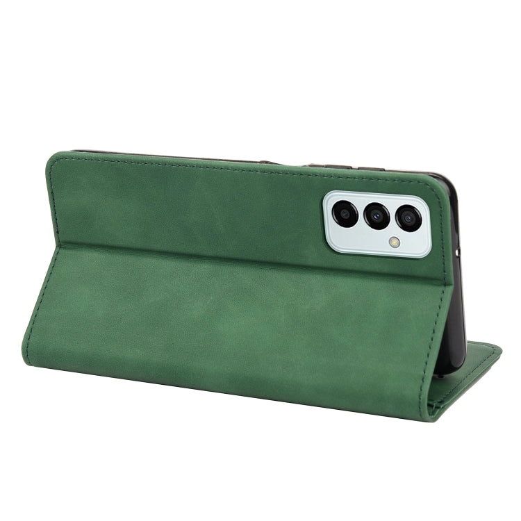 For Samsung Galaxy M23 5G Skin Feel Splicing Leather Phone Case
