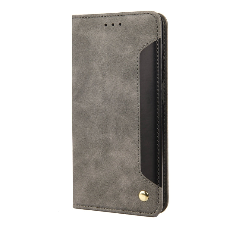 For Samsung Galaxy M23 5G Skin Feel Splicing Leather Phone Case