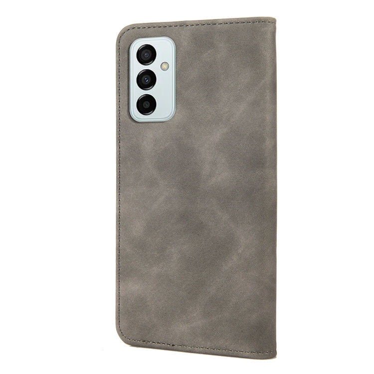 For Samsung Galaxy M23 5G Skin Feel Splicing Leather Phone Case