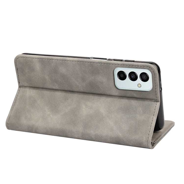 For Samsung Galaxy M23 5G Skin Feel Splicing Leather Phone Case