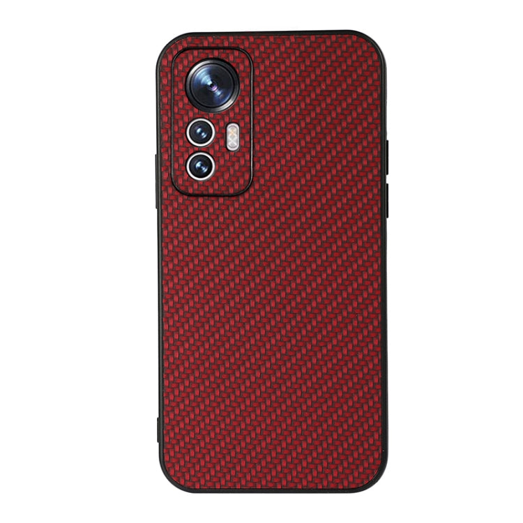 For Xiaomi Mi 12 Lite Accurate Hole Carbon Fiber Texture Shockproof Case