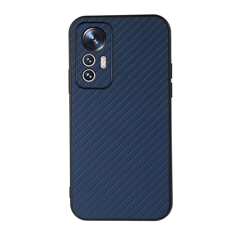 For Xiaomi Mi 12 Lite Accurate Hole Carbon Fiber Texture Shockproof Case