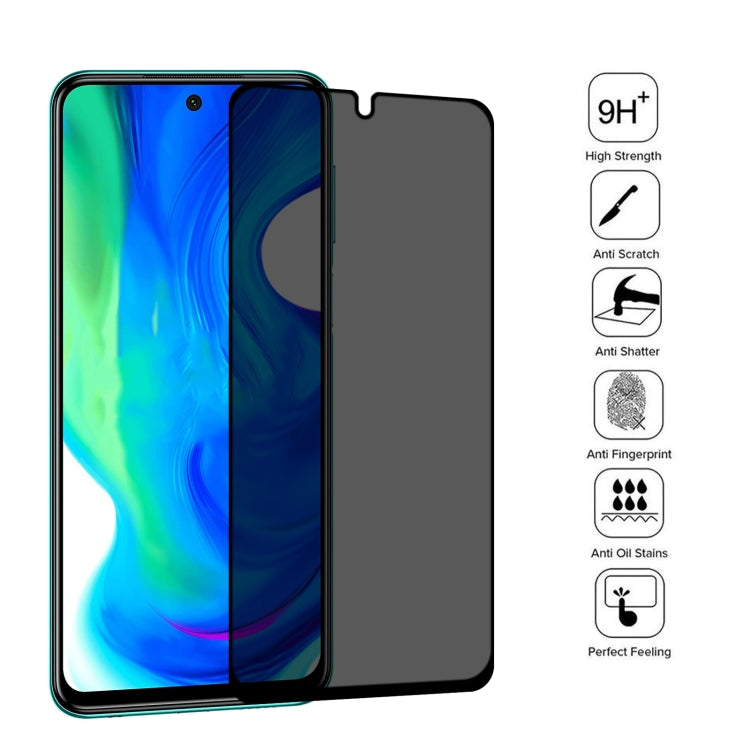Full Cover Anti-peeping Tempered Glass Film For Xiaomi Poco M2 Pro