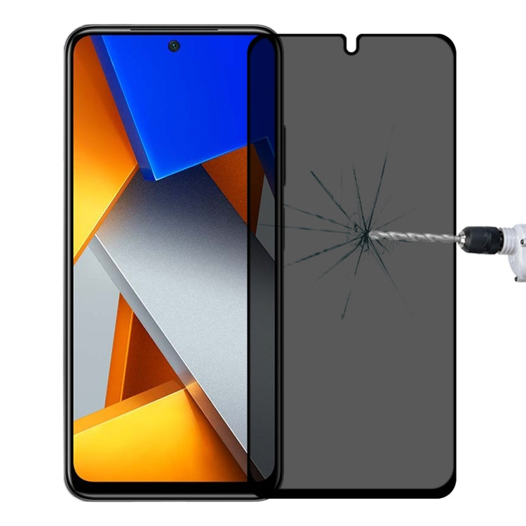 Full Cover Anti-peeping Tempered Glass Film For Xiaomi Poco M4 Pro 4G