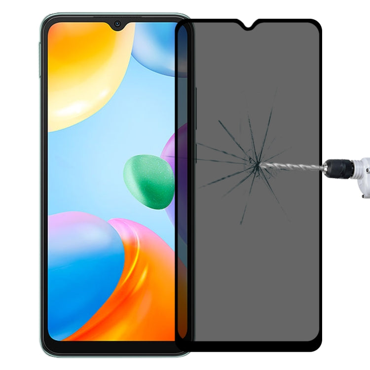 Full Cover Anti-peeping Tempered Glass Film For Xiaomi Redmi 10C