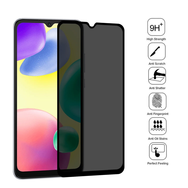 Full Cover Anti-peeping Tempered Glass Film For Xiaomi Redmi 10A