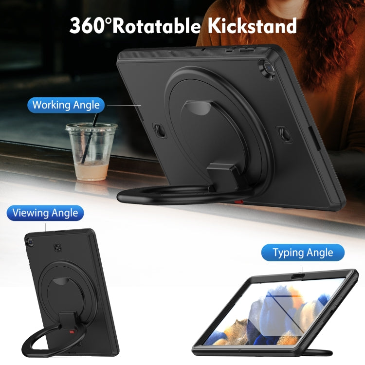 For Huawei Matepad T 10 / T 10S Black Shockproof TPU + PC Tablet Case