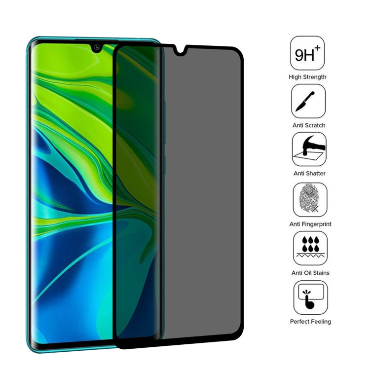 25 PCS Full Cover Anti-peeping Tempered Glass Film For Xiaomi Redmi Note 10 Pro