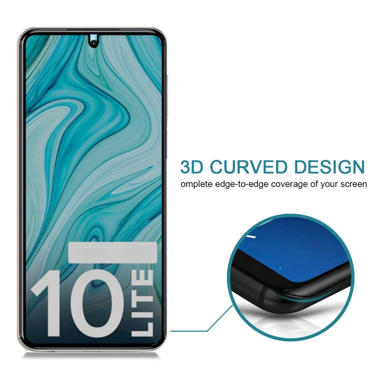 25 PCS Full Cover Anti-peeping Tempered Glass Film For Xiaomi Redmi Note 10 Lite