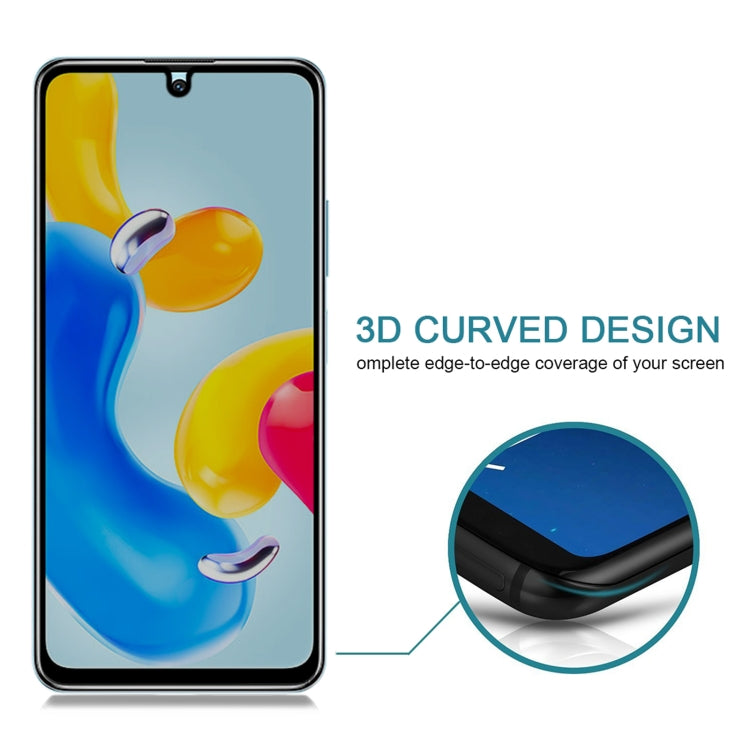 25 PCS Full Cover Anti-peeping Tempered Glass Film For Xiaomi Redmi Note 11S 5G