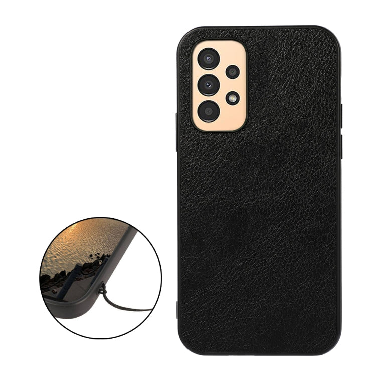 For Samsung Galaxy A13 4G Two-color Litchi Texture Phone Case