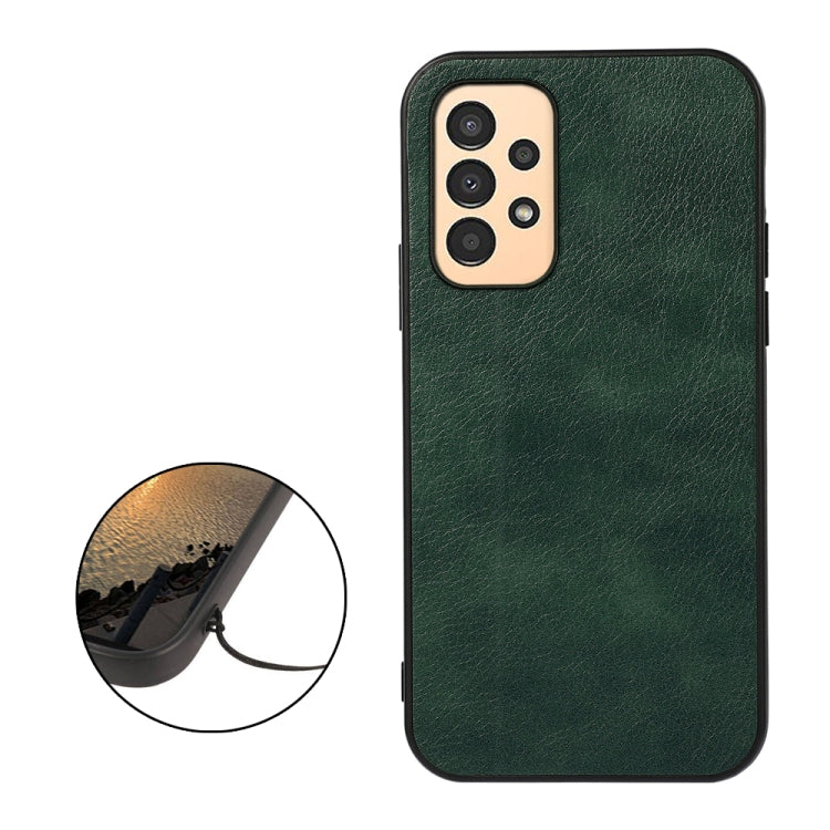 For Samsung Galaxy A13 4G Two-color Litchi Texture Phone Case