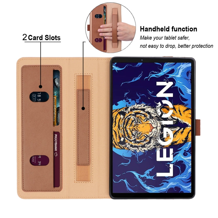 For Lenovo Legion Y700 8.8 inch 2022 Business Retro PU Horizontal Flip Leather Tablet Case
