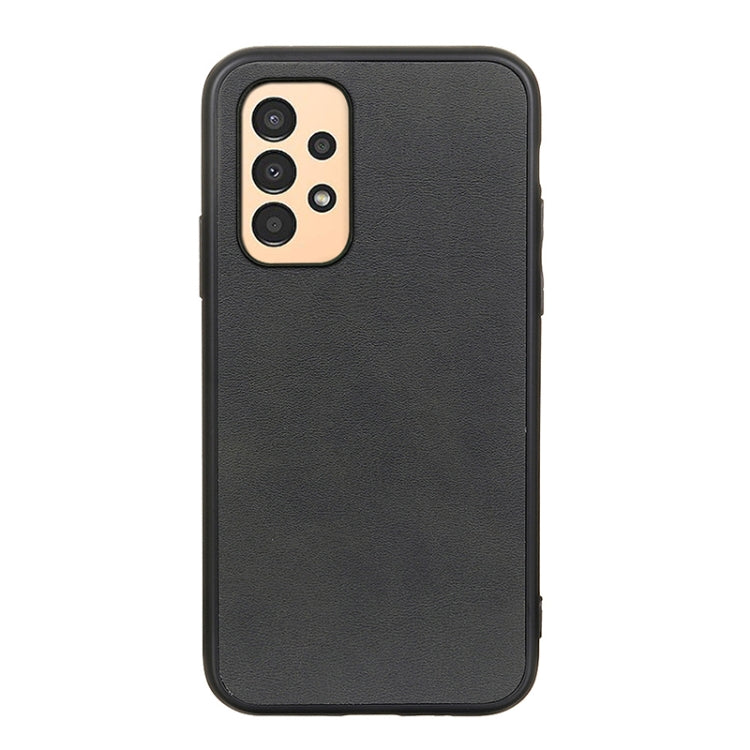 For Samsung Galaxy A13 4G Two-color Calf Texture PU Phone Case