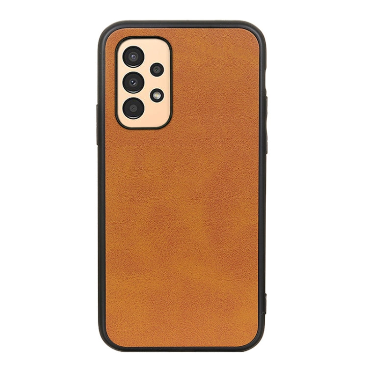 For Samsung Galaxy A13 4G Two-color Calf Texture PU Phone Case