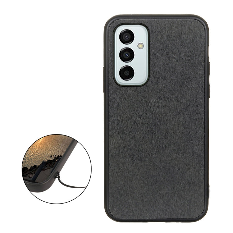 For Samsung Galaxy M23 / F23 5G Two-color Calf Texture PU Phone Case