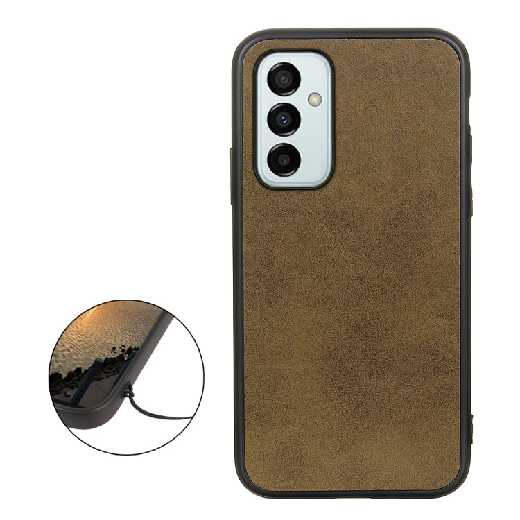 For Samsung Galaxy M23 / F23 5G Two-color Calf Texture PU Phone Case