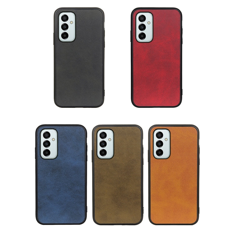 For Samsung Galaxy M23 / F23 5G Two-color Calf Texture PU Phone Case