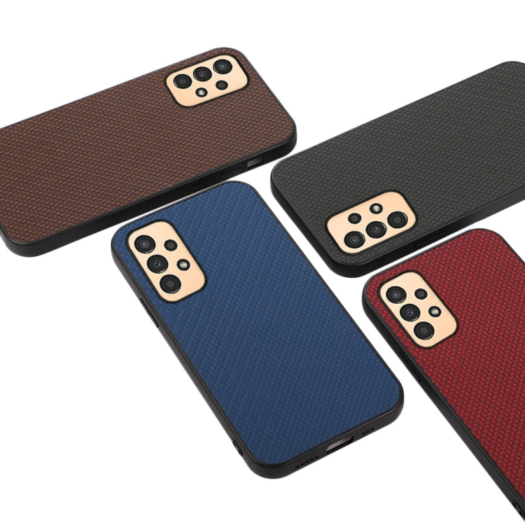 For Samsung Galaxy A13 4G Carbon Fiber Texture Shockproof Phone Case